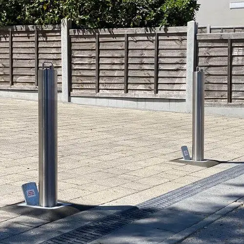 2 Stainless Steel Bollards